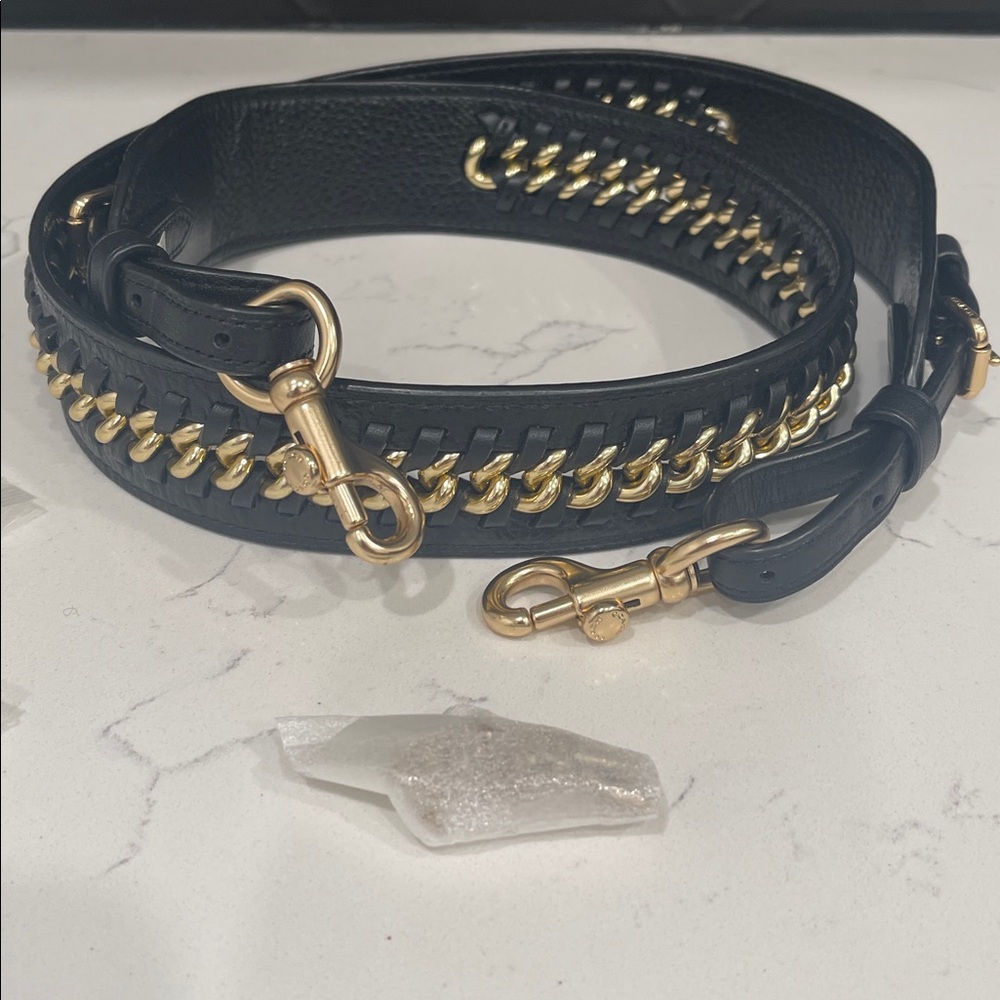 Coach Novelty Strap with Chain and Rexy Charm